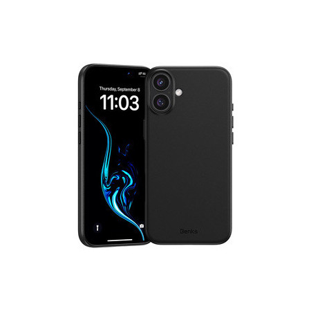 Benks Magnetic Vita Pro Silicone Case for Iphone 16 black
