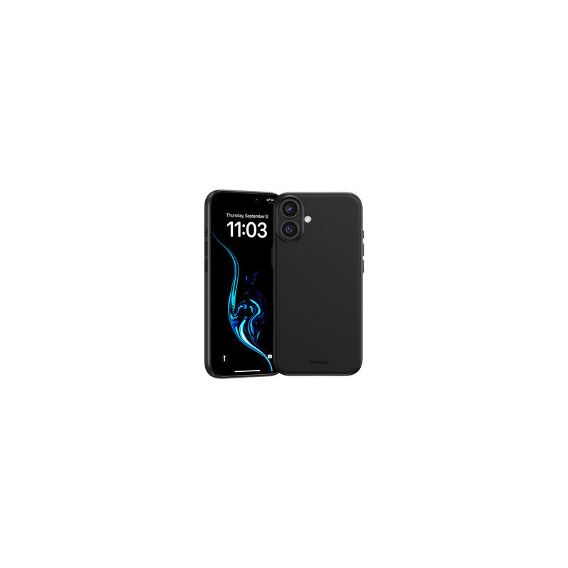 Benks Magnetic Vita Pro Silicone Case for Iphone 16 black