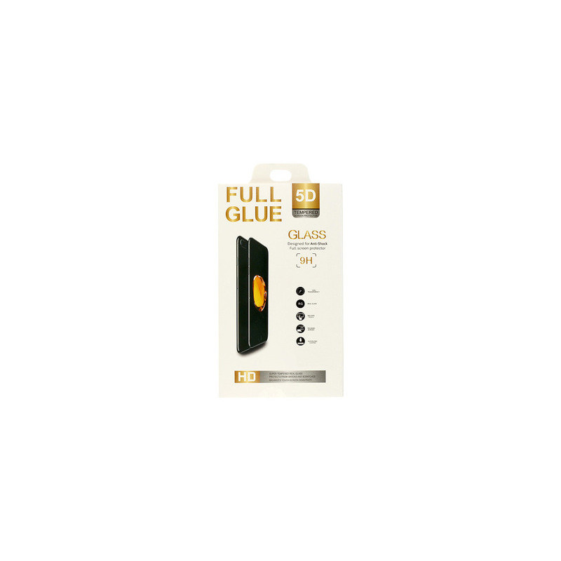 Tempered Glass Full Glue 5D for IPHONE 16 BLACK
