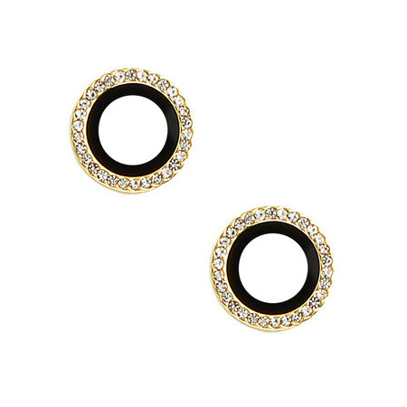 Tempered Glass HARD DIAMOND for camera (LENS) for Iphone 16/16 Plus gold (lens 2 pieces)