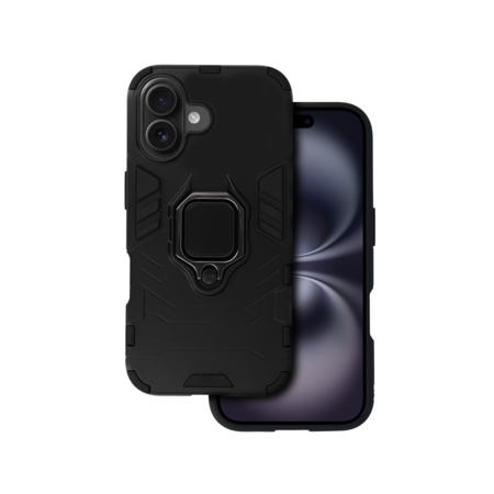 Ring Armor Case for Iphone 16 Black