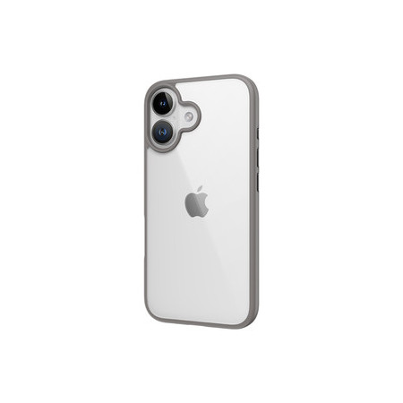 Rock Guard Series Case for Iphone 16 transparent-grey