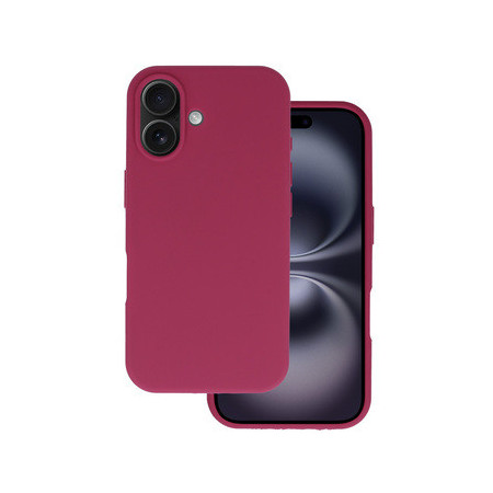 Silicone Lite Case for Iphone 16 burgundy