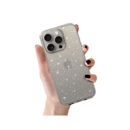 Crystal Glitter Case for Iphone 16 Silver
