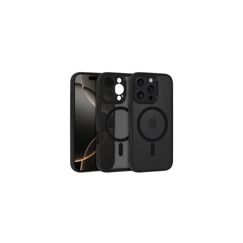 Full Matte Mag Cover for Iphone 16 black