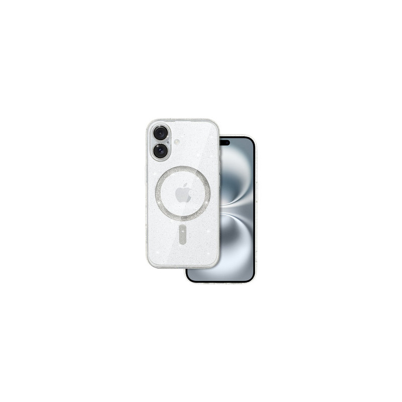 Glitter Magsafe Case for Iphone 16 transparent