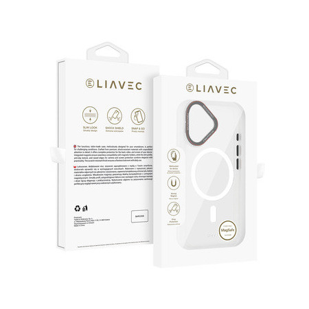 Liavec Hybrid Magsafe Clear Case for Iphone 16