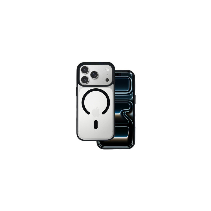 Acrylic Color Magsafe Case for Iphone 17 Pro Max black