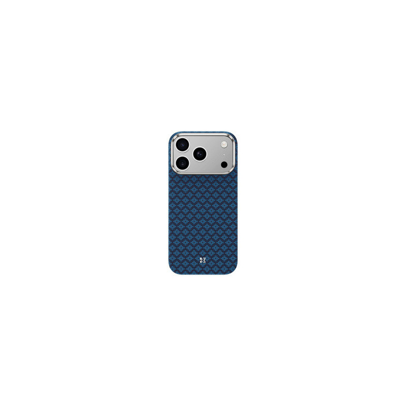 Benks Magnetic Armor Air Armor Grid Kevlar Case Metal Frame 600D (0070) for Iphone 17 Pro Max blue