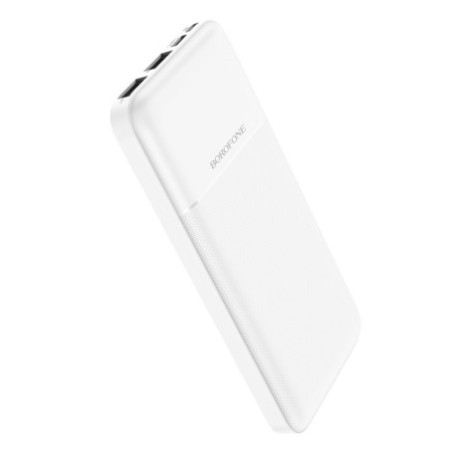 Borofone Power Banka 10000mAh BJ16 Cube - 2xUSB - biela