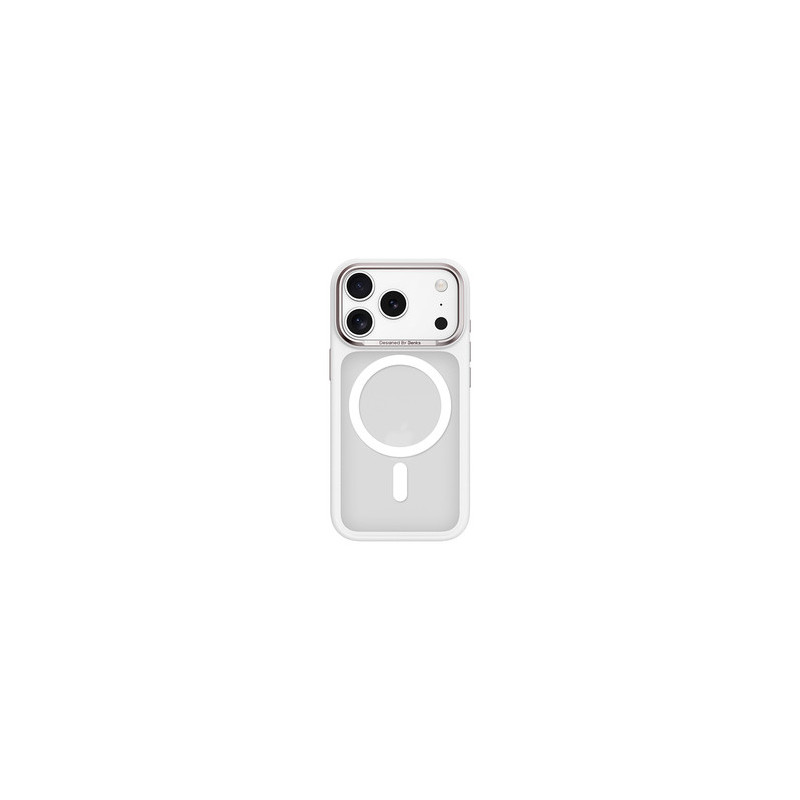 Benks Magnetic Mist Case Metal Frame (0070) for Iphone 17 Pro Max white (Camera Control Button)