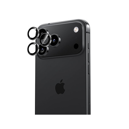 Benks Tempered glass DR Sapphire Lens Protector on camera for Iphone 17 Pro/17 Pro Max (lens 3 pieces) black