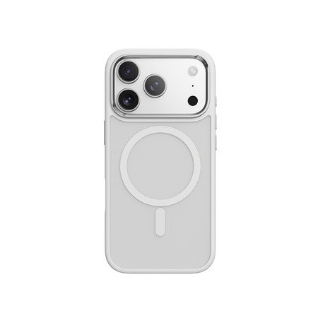 Rock Guard Touch Matte Series Magnetic Case for Iphone 17 Pro Max white (metal lens frame)