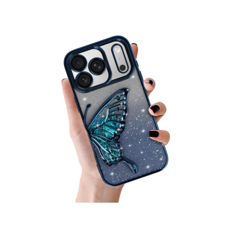 Tel Protect Butterfly Water Case for Iphone 17 Pro Max blue