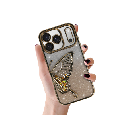 Tel Protect Butterfly Water Case for Iphone 17 Pro Max gold