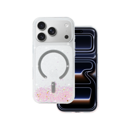 Tel Protect Moonlite Magsafe Case for Iphone 17 Pro Max pink clear