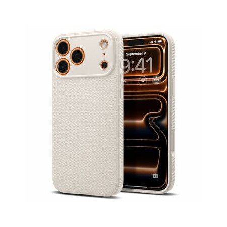 Case SPIGEN Liquid Air ACS10268 for Iphone 17 Pro Max - Natural Titanium