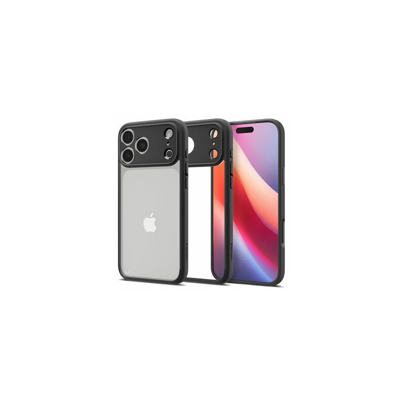 Case SPIGEN Ultra Hybrid  ACS10279 for Iphone 17 Pro Max - Matte Black