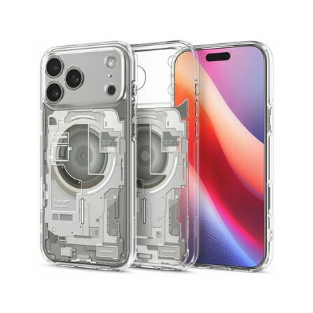 Case SPIGEN Ultra Hybrid Mag Magsafe ACS10288 for Iphone 17 Pro Max - Zero One Natural Titanium