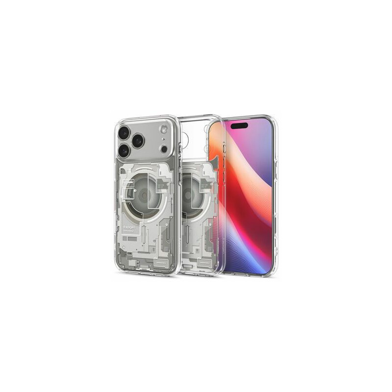 Case SPIGEN Ultra Hybrid Mag Magsafe ACS10288 for Iphone 17 Pro Max - Zero One Natural Titanium