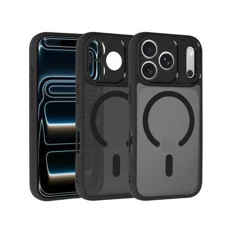 Full Matte Mag Cover for Iphone 17 Pro Max black