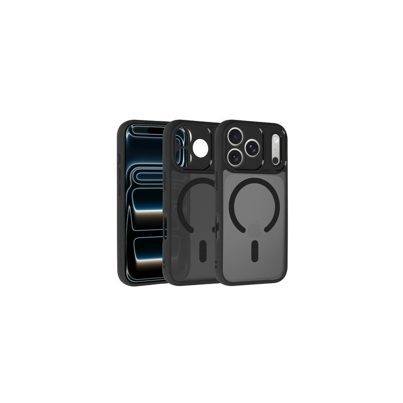 Full Matte Mag Cover for Iphone 17 Pro Max black