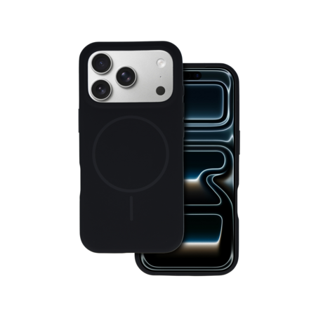 Magsafe Slim Silicone for Iphone 17 Pro Max black