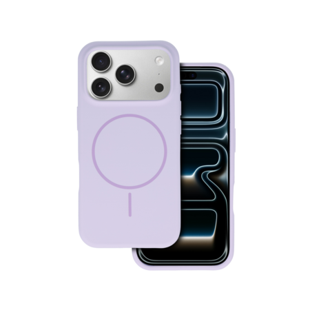 Magsafe Slim Silicone for Iphone 17 Pro Max purple