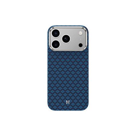 Benks Magnetic Armor Air Armor Grid Kevlar Case Metal Frame 600D (0069) for Iphone 17 Pro blue