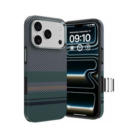 Benks Magnetic Armor Pro Aurora Kevlar 600D Case (C069) for Iphone 17 Pro (Camera Control Button)