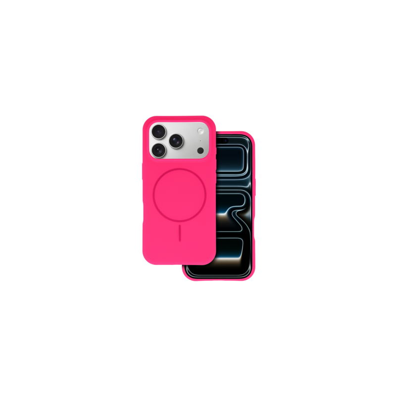 Magsafe Slim Silicone for Iphone 17 Pro pink