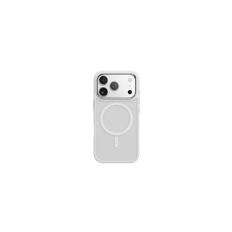 Rock Guard Touch Matte Series Magnetic Case for Iphone 17 Pro white (metal lens frame)