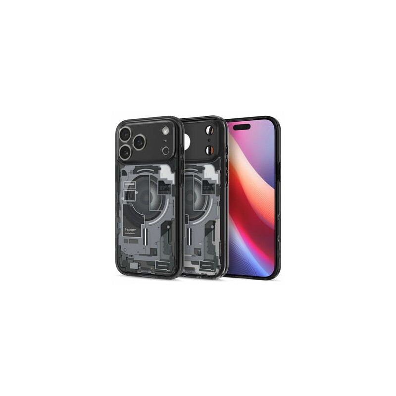 Case SPIGEN Ultra Hybrid Mag Magsafe ACS10353 for Iphone 17 Pro - Zero One Black
