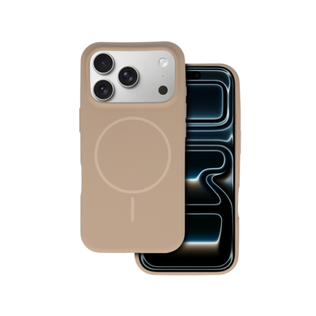 Magsafe Slim Silicone for Iphone 17 Pro brown