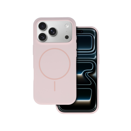 Magsafe Slim Silicone for Iphone 17 Pro light pink