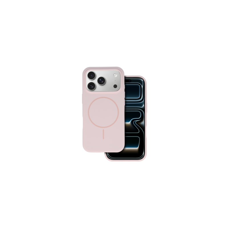 Magsafe Slim Silicone for Iphone 17 Pro light pink