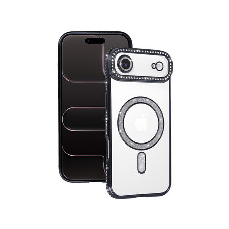 Bling Magsafe Case for Iphone 17 Air black