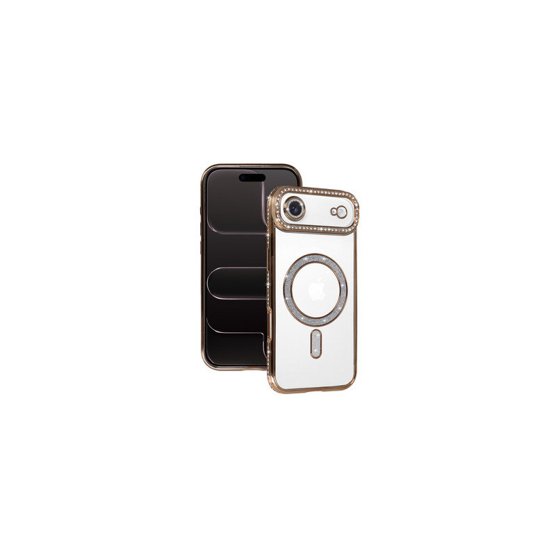 Bling Magsafe Case for Iphone 17 Air gold
