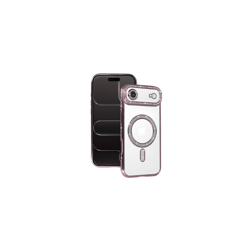 Bling Magsafe Case for Iphone 17 Air pink