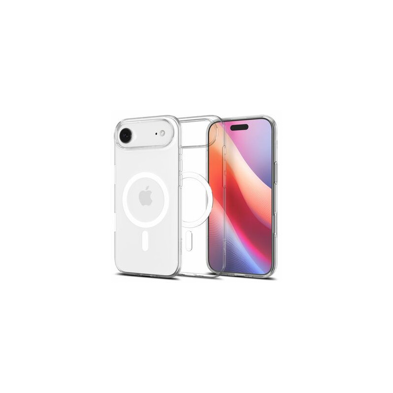 Case SPIGEN Liquid Crystal Mag Magsafe ACS10395 for Iphone 17 Air - Clear/White