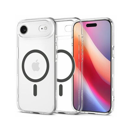 Case SPIGEN Ultra Hybrid Mag Magsafe ACS10314 for Iphone 17 Air - Clear/Graphite