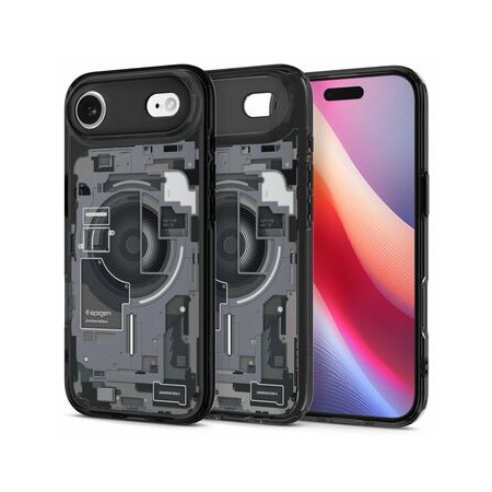 Case SPIGEN Ultra Hybrid Mag Magsafe ACS10320 for Iphone 17 Air - Zero One Black