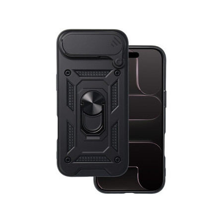 Slide Camera Armor Case for Iphone 17 Air Black
