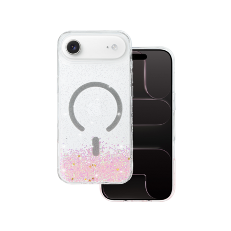 Tel Protect Moonlite Magsafe Case for Iphone 17 Air pink clear
