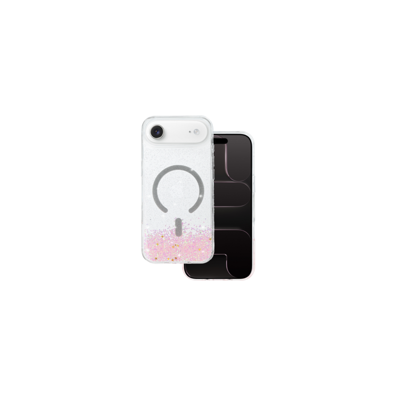 Tel Protect Moonlite Magsafe Case for Iphone 17 Air pink clear
