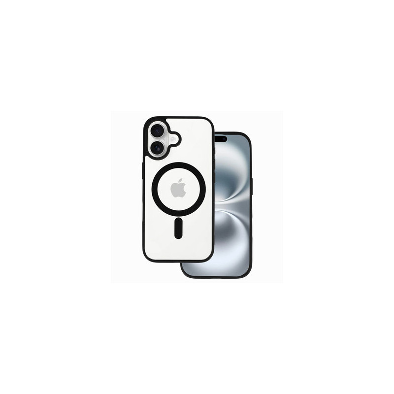 Acrylic Color Magsafe Case for Iphone 17 black
