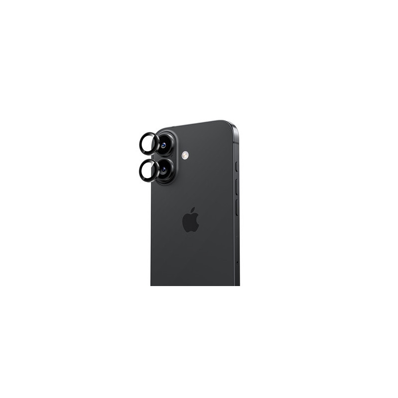 Benks Tempered glass DR Sapphire Lens Protector on camera for Iphone 17 (lens 2 pieces) black