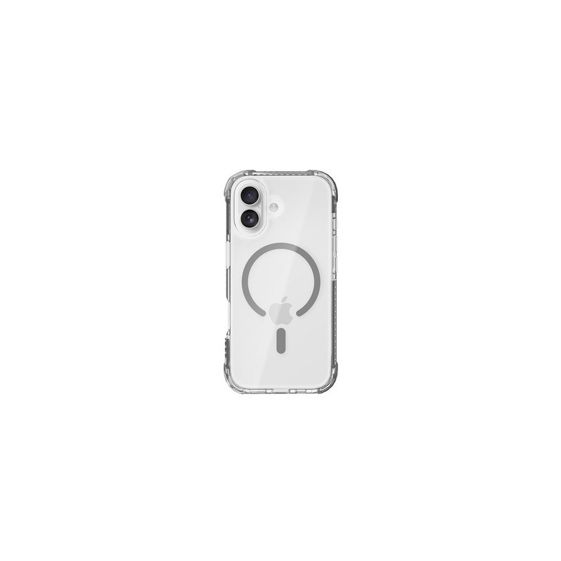 Rock Crystal Clear Magnetic Series Case for Iphone 17 transparent-black