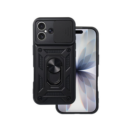 Slide Camera Armor Case for Iphone 17 Black