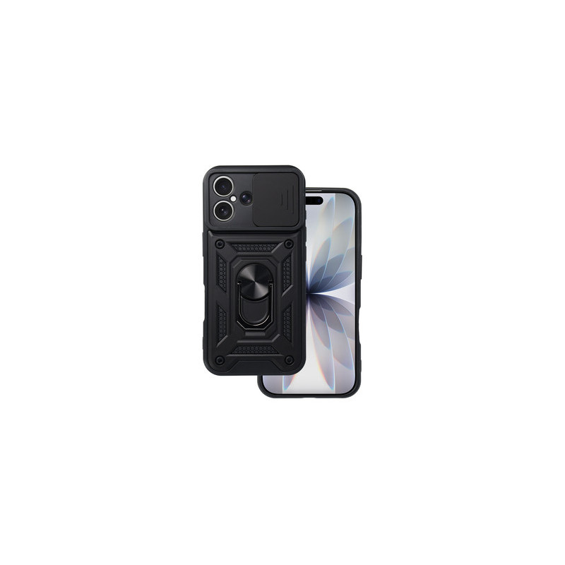 Slide Camera Armor Case for Iphone 17 Black